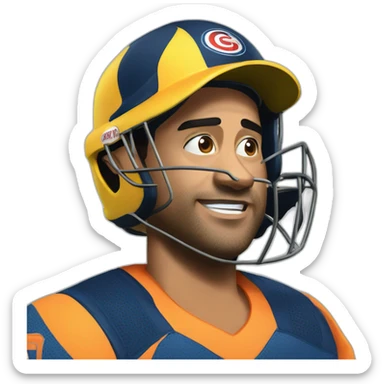 Dhoni hii sticker
