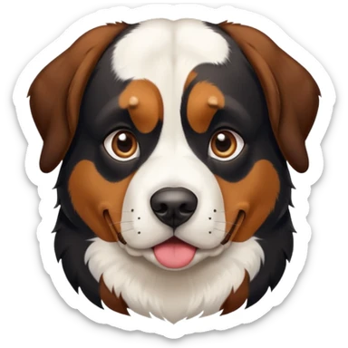  Short haired Swiss mountain dog sticker
