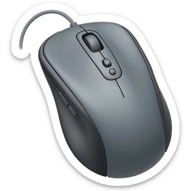 clicking the computer mouse sticker