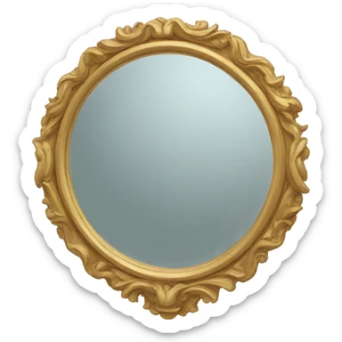 Mirror sticker