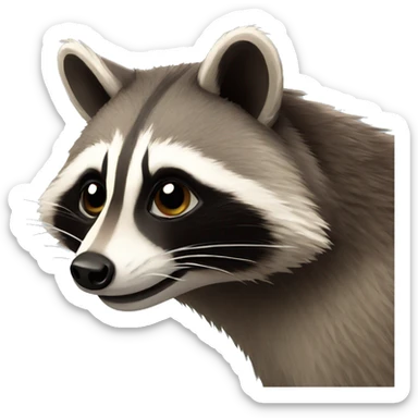 racoon sticker