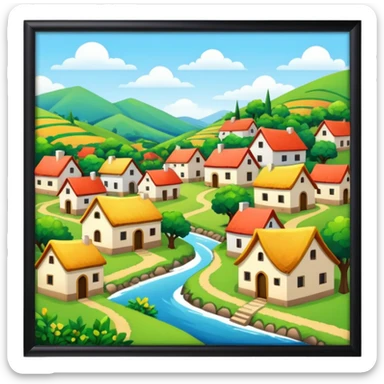 real village fresh sticker