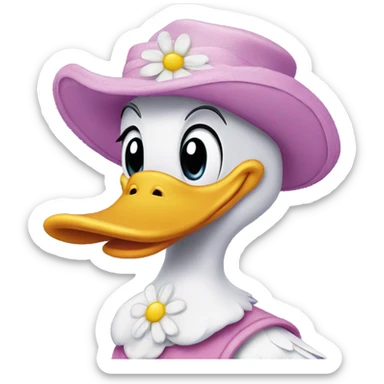 daisy duck sticker