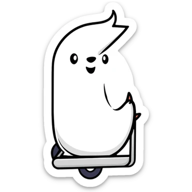 cartoonish sticker of حزلقوم with exaggerated features, fun and colorful sticker