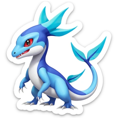 Meloetta-Salamence-Salandit-Latios-Fakémon-creature-hybrid sticker