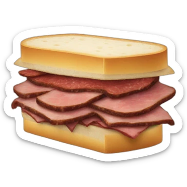 pastrami sandwich sticker