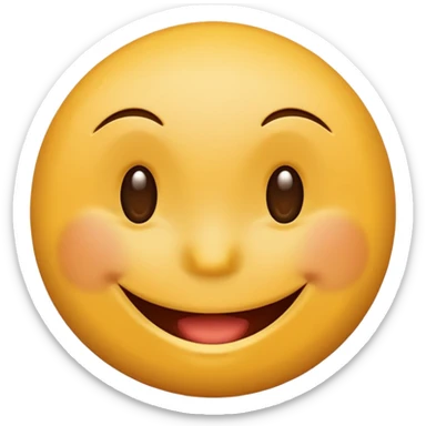 Smiley face mixed 🤗+😬 sticker