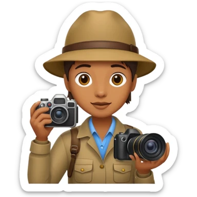 
wild life photographer sticker