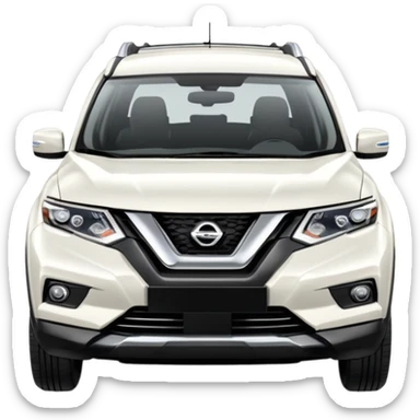 White Nissan Xtrail 2019 sticker