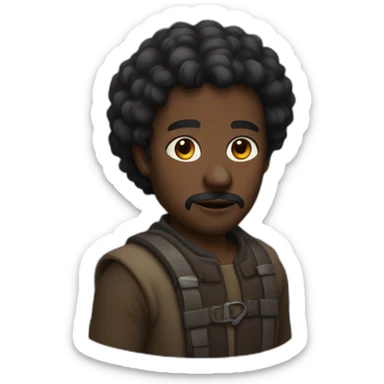 Black men forger sticker