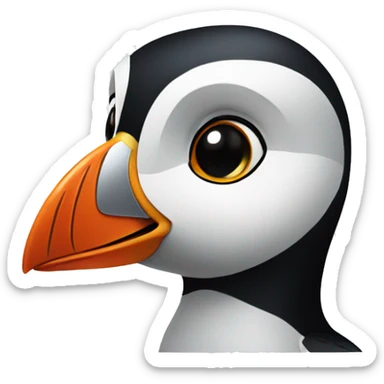cute puffin sticker