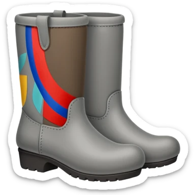 Russian felt boots made entirely of felted wool without soles sticker