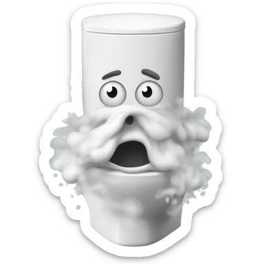 Anti-mold smoke agent for bathroom sticker