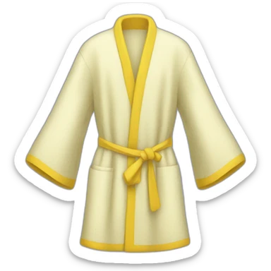 robe jaune sticker