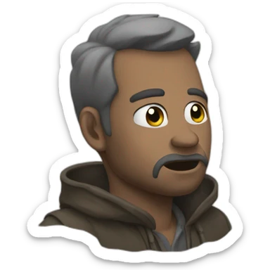 hesitation is defeat sticker