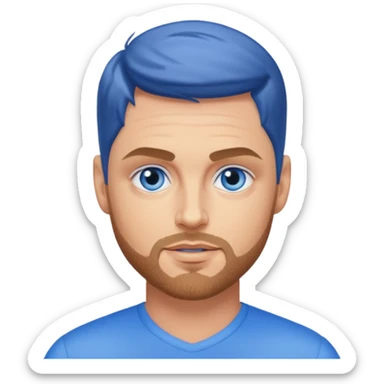 Keith Duffy with blue eyes sticker