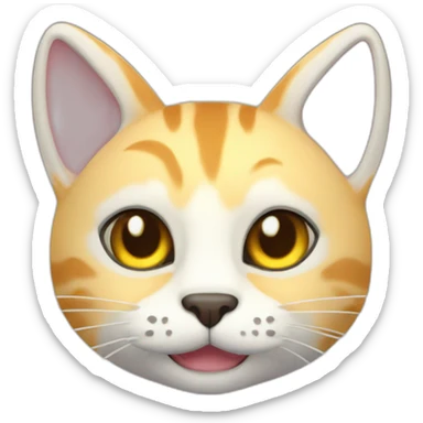 cheese cat fursuiter sticker