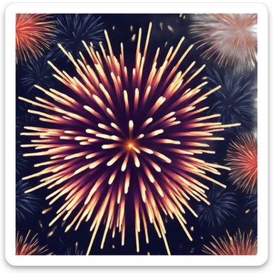 Firework sticker