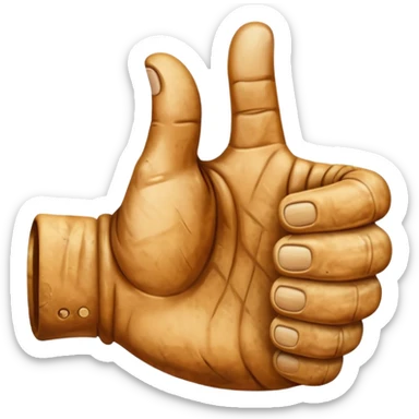 Shitty thumbs up sticker