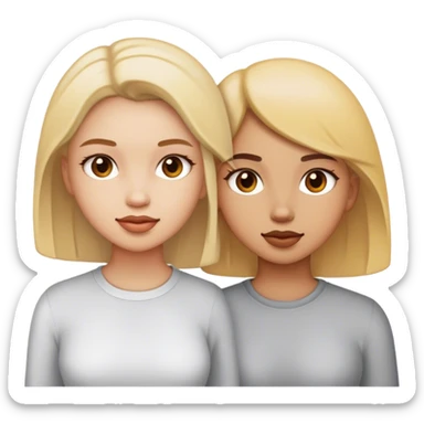 Girls who have been  sticker