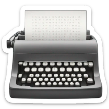 Typing message  sticker