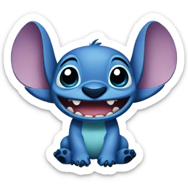 Stitch sticker