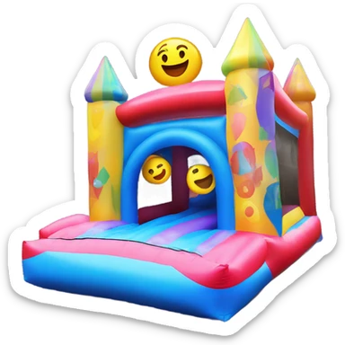 Bouncy castle sticker