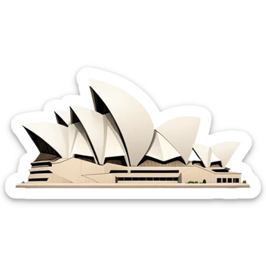 Sydney opera house sticker