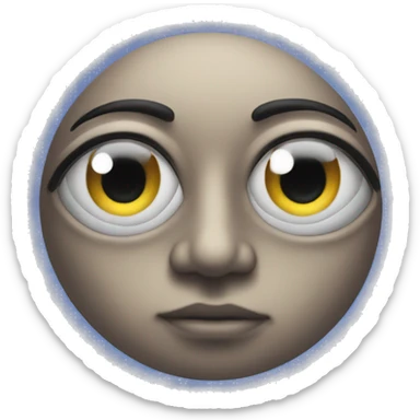 third eye, spiritual sticker