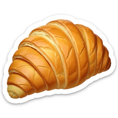 buttery croissant, quick energy sticker