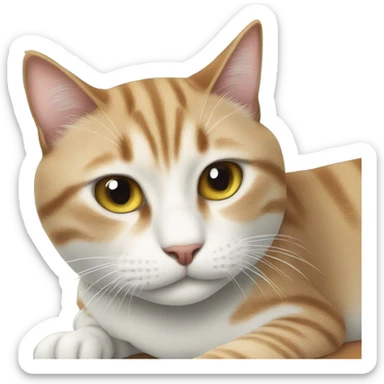 cat with shark sticker