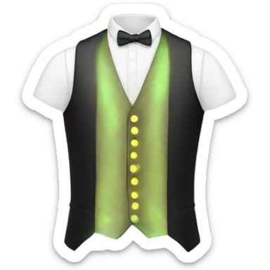 man with luminous waistcoat sticker