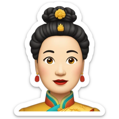 Empress mao zedong sticker