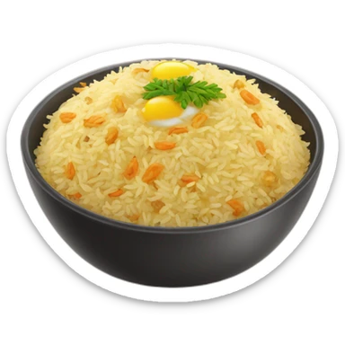 biriyani rice in a bowl sticker