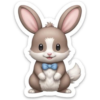 Minun-Minccino-Buneary-Bunnelby-fusion sticker