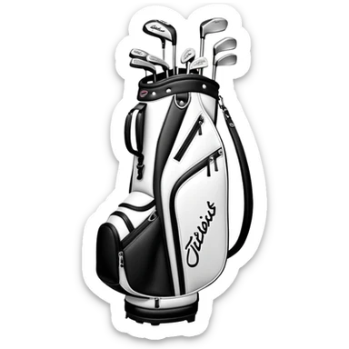 Titleist golf bag sticker