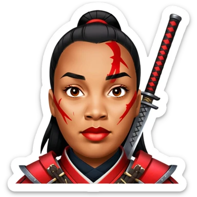 Battle-Ready Samurai sticker