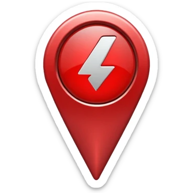 location marker sticker