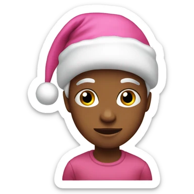 Pink Christmas  sticker