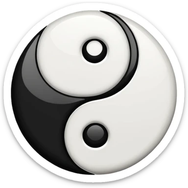 Yin–yang sticker