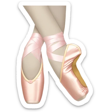 ballet pointe shoes sticker