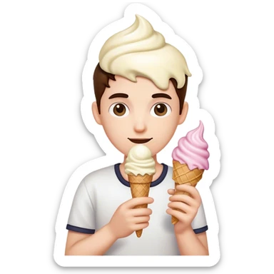 Icecream date sticker