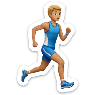 running up hill sticker