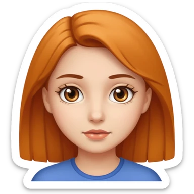 Brown eyed girl  sticker