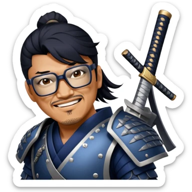 Warrior Samurai sticker