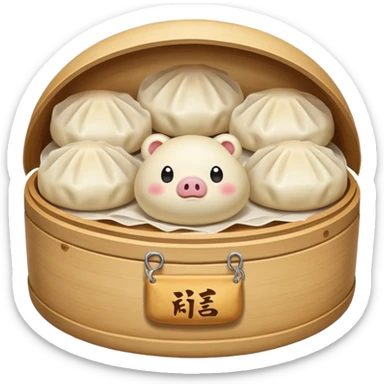 Dumpling love sticker