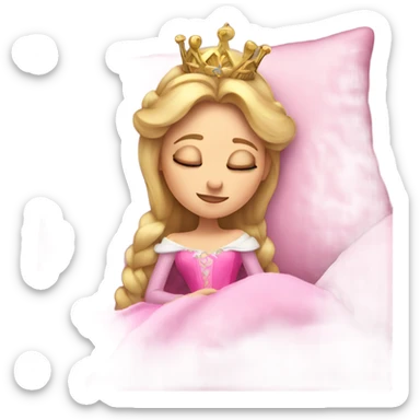 Sleeping beauty  sticker