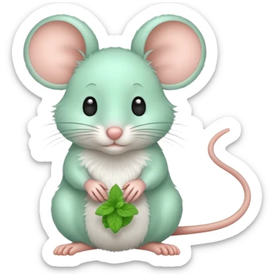 Mint colored mouse 🐭  sticker