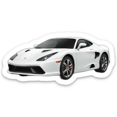 Sport car sticker