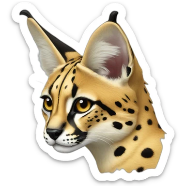 Serval sticker